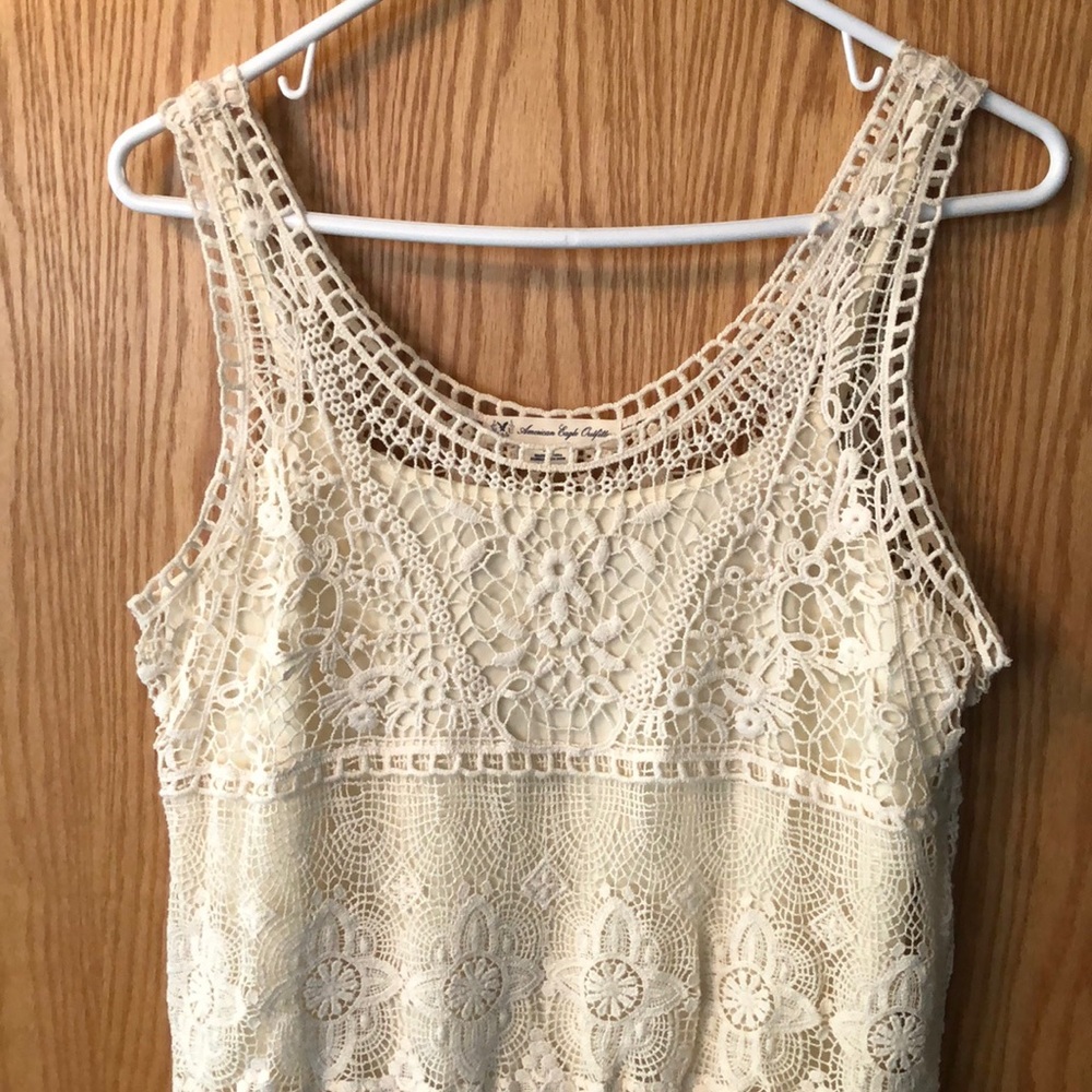 American Eagle Crochet Lace Dress